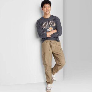 Men's Mid-Rise Tapered Leg Pants - Original Use™ Khaki XXL‎